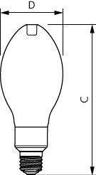 MAS LED HPL M 3Klm 19W 840 E27 FR G LiSA Signify